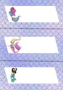 Mermaid Name Tag Template Inspiration